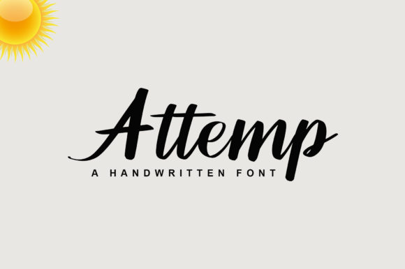 Attemp: A Font That Adds Charm to Your Brand