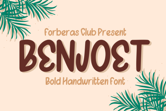 Benjoet: A Handwritten Font for Creative Expression