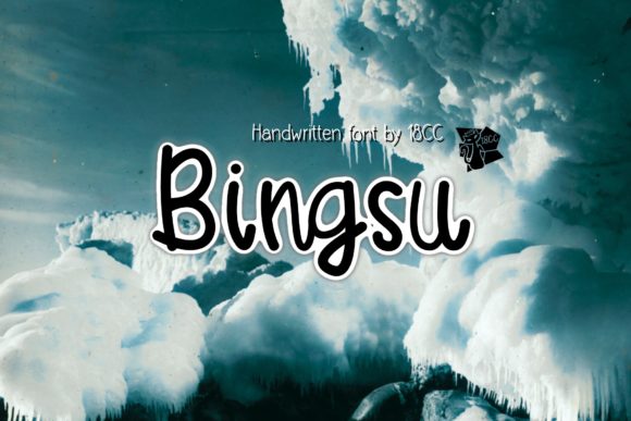 Bingsu: A Handwritten Font for Elegant Design