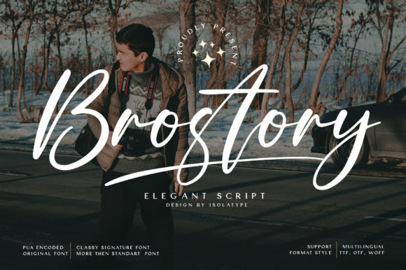 Brostory: A Stylish Font for Digital Marketing