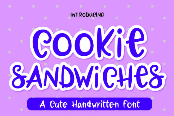 Cookie Sandwiches Font: Quirky & Unique