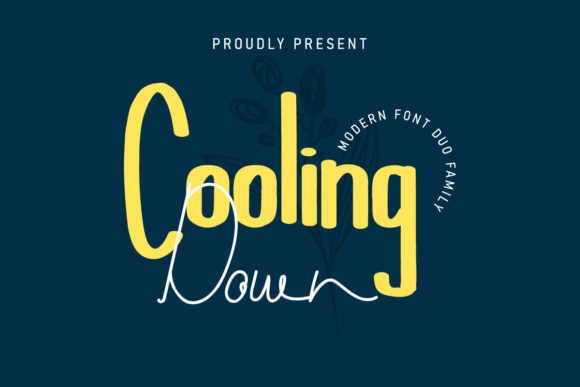Cooling Down Font: A Stylish Typeface for Editorial Design