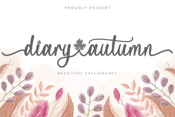Diary Autumn: A Font for Elegant Campaigns