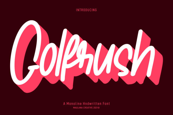 Golfrush: A Font That Elevates Your Brand