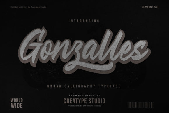 Gonzales: A Bold Handwritten Font