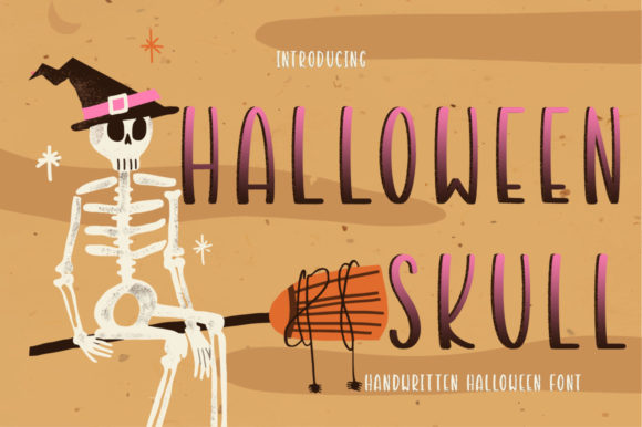 Halloween Skull Font for Business