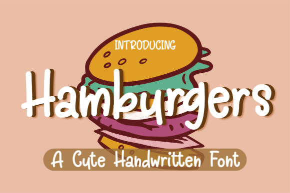 Hamburgers Font: Handwritten Style for Web Design