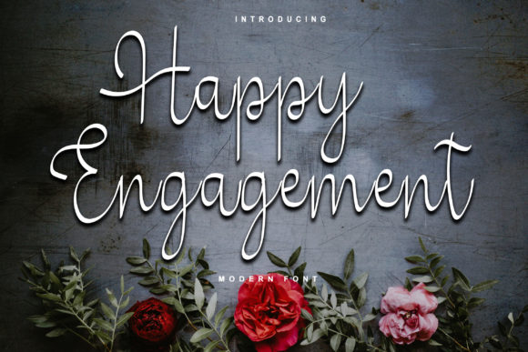 Happy Engagement Font for Elegant Branding
