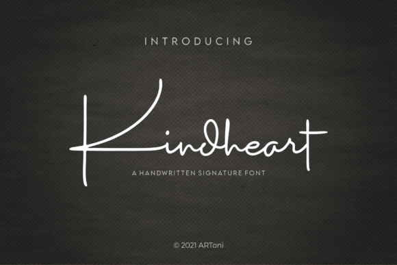 Kindheart: A Luxurious Script Font