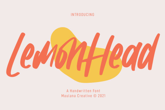 Lemonhead: A Handwritten Font for Creative Campaigns