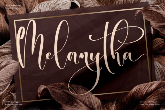 Melanytha: A Sweet Script for Branding