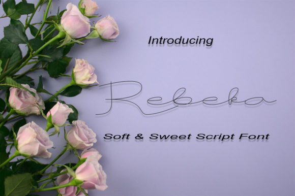 Rebeca: A Delicate Script Font for Modern Marketing