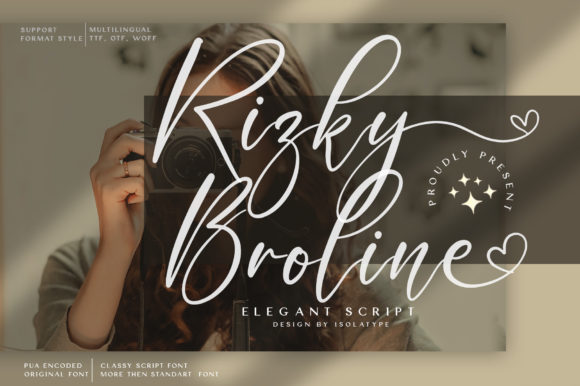 Rizky Broline: A Stylish Script Font