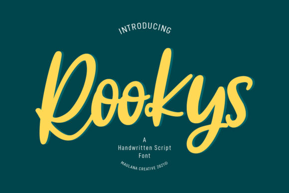 Rookys: A Cool Handwritten Font