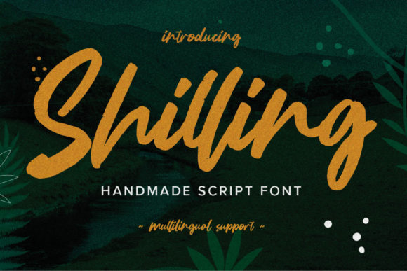 Shilling: A Handwritten Font for Elegant Design