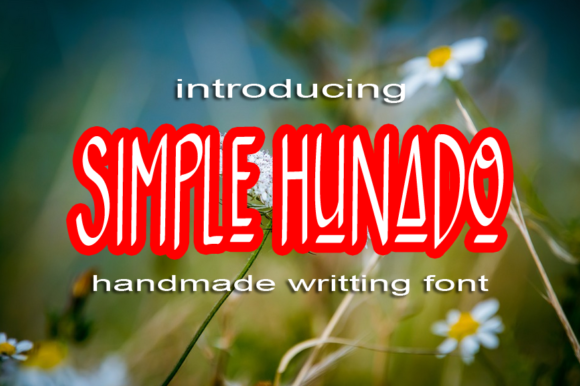 Simple Hunado Font for Creative Projects