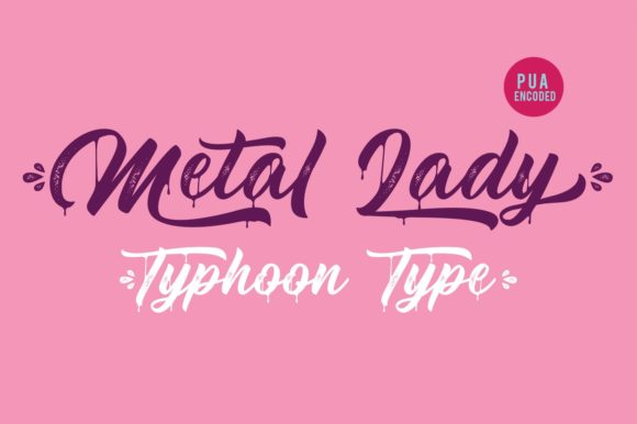 Use Metal Lady for Bold, Beautiful Typography